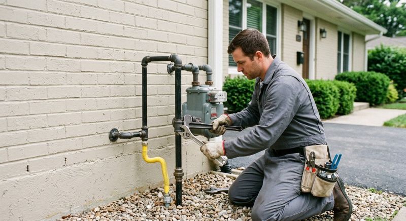 Fire Pit Gas Line Installation in San Antonio, TX