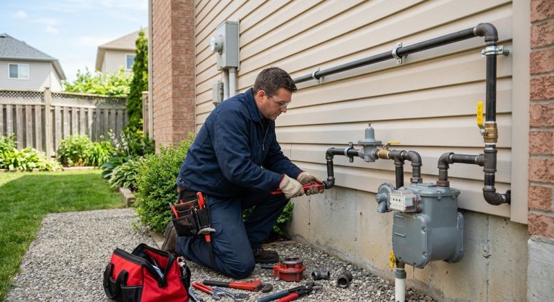 Fire Pit Gas Line Installation in Austin, TX