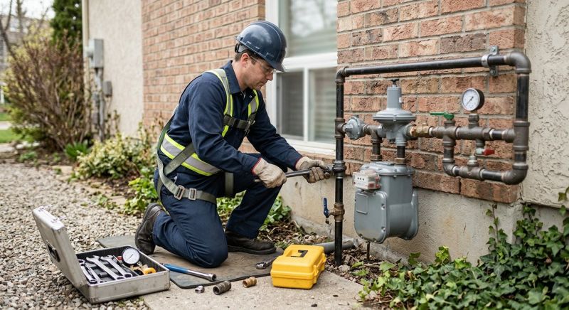 Gas Line Repair in Fredericksburg, VA