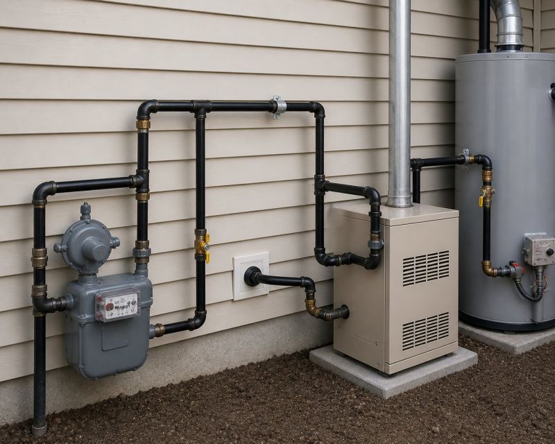 Residential Gas Piping in Austin, TX